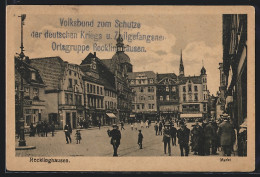 AK Recklinghausen, Ladengeschäfte Am Markt  - Recklinghausen