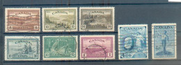 C 182 - CANADA - YT 219 à 226  ° Obli - Used Stamps