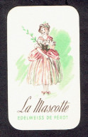 Carte Parfum EDELWEISS De PEROT - LA MASCOTTE - Anciennes (jusque 1960)