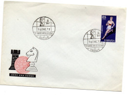 Carta  Con Matasellos Commemorativo De Torneo De Ajedrez 1973 - Covers & Documents