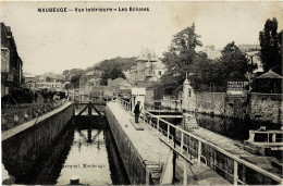 Maubeuge Vue Intérieure - Les Ecluses Circulée En 1906 - Maubeuge