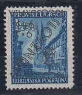 Italy Slovenia Laibach 9+5 On 1.25 Lire INVERTED OVERPRINT 1945 MNH ** - Nuovi