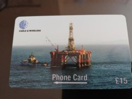 FALKLAND ISLANDS   10 Pound  OIL PLATFORM   Serie 269CFKA New  Logo C&W **157** - Falkland Islands