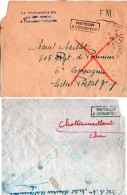 L- Cachets " Retour à L'envoyeur- /  Le Destinataire N'a Pu être être Joint..."- - Oorlog 1939-45