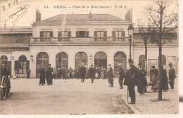 60 - Creil (oise) - Place De La Gare - Creil