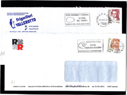 St.Post.2002-2003,Targhetta La Baja Dal Sambuc,Sambuco(CN),Pecora Frabosana-Roaschina,Roaschia(CN),pecora  (A1Re) - 2001-10: Marcofilia