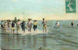62 - Berck Sur Mer - Joyeux ébats Sur La Plage - Colorisée - Animé - Ecrite En 1909 - CPA - Voir Scans Recto-Verso - Berck