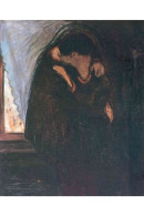 Art - Peinture - Edvard Munch - Baiser - CPM - Carte Neuve - Voir Scans Recto-Verso - Peintures & Tableaux