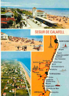 Espagne - Espana - Cataluna - Segur De Calafell - Multivues - Carte Géographique - CPM - Voir Scans Recto-Verso - Tarragona