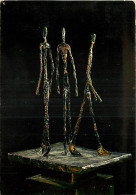 Art - Sculpture - Alberto Giacometti - Groupe De Trois Hommes - Fondation M Et A Maeght DeSt Paul - CPM - Voir Scans Rec - Sculptures