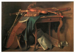 Art - Peinture - Henri Roland De La Porte - The Musician's Table - Instruments De Musique - CPM - Carte Neuve - Voir Sca - Malerei & Gemälde