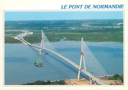 76 - Pont De Normandie - Vue Aérienne - Bateaux - Voilier - CPM - Voir Scans Recto-Verso - Other & Unclassified