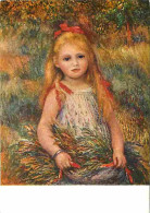 Art - Peinture - Pierre Auguste Renoir - La Fillette à La Gerbe - CPM - Voir Scans Recto-Verso - Paintings