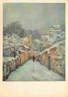 Art - Peinture - Alfred Sisley - La Neige à Louveciennes - Musée Du Louvre - Carte De La Loterie Nationale - CPM - Voir  - Peintures & Tableaux
