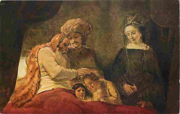 Art - Peinture - Rembrandt Harmensz Van Rijn - La Bénédiction De Jacques - CPM - Voir Scans Recto-Verso - Peintures & Tableaux