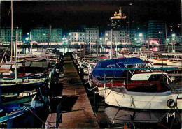 13 - Marseille - Le Vieux Port - Notre Dame De La Garde - Vue De Nuit - Bateaux - CPM - Voir Scans Recto-Verso - Old Port, Saint Victor, Le Panier