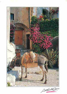 Animaux - Anes - Fleurs - CPM - Voir Scans Recto-Verso - Donkeys