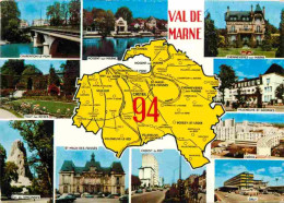 94 - Val De Marne - Multivues - Carte Géographique - CPM - Voir Scans Recto-Verso - Autres & Non Classés