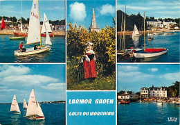 56 - Larmor Baden - Multivues - Golfe Du Morbihan - CPM - Voir Scans Recto-Verso - Otros & Sin Clasificación