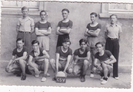 DEP55......carte Photo...VAUCOULEURS EQUPE DE BASKET DU LYCEE 1936 - Other & Unclassified