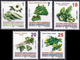 NORTH MACEDONIA 2021 VEGETABLES MNH - Noord-Macedonië