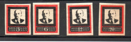 Russia 1924 Old Set Lenin Stamps (Michel 238/41 B) MLH/MNH - Ungebraucht