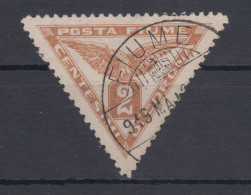 Italy Fiume Eagle Triangular Stamp 1919 USED - Fiume