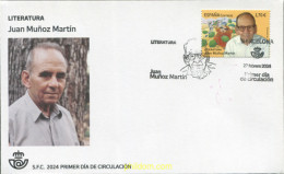 730917 MNH ESPAÑA 2024 LITERATURA. JUAN MUÑOZ MARTÍN. - Unused Stamps