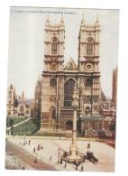 RAIL POSTER UK ON POSTCARD WESTMINSTER ABBEY  CARD NO  RAIL 471 - Equipo