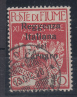 Italy Fiume 10 Cent 1920 USED - Fiume