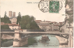PENICHE - VERDUN (55) Le Pont-Neuf En 1909 - Péniches