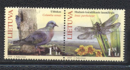 Lituania 2010-Forest Flora & Fauna Of Lithuania Pair Se-tenant - Lituania