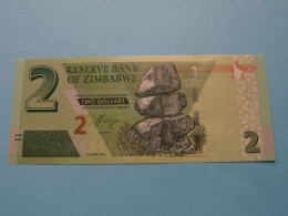 2 - Two Dollars - 2019 ( For Grade, Please See Photo ) UNC > ZIMBABWE ! - Simbabwe