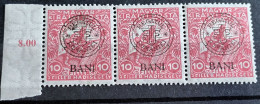 Magyar Kir Posta / Surcharge Regatul Romaniei (Bloc 3 Timbres Neufs) - Unused Stamps