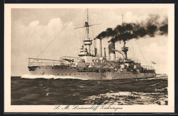 AK SM Linienschiff Zähringen  - Krieg