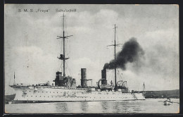 AK Schulschiff SMS Freya  - Krieg