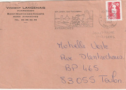 FLAMME  PERMANENTE   / N°  2719  50  AVRANCHES - Maschinenstempel (Sonstige)