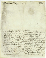 Damphreux Porrentrui Porrentruy 1798 PAS Lacour Curé Soldat Invalide Suisse Voyat - Historische Documenten