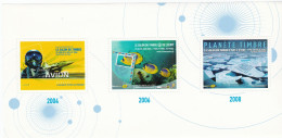 Le Salon Du Timbre Et De L'écrit 2004 - 2006 - 2008 - Documents Of Postal Services