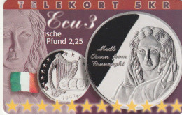Denmark, P 236, Ecu - Ireland, Mint, Only 800 Issued, 2 Scans.   Please Read - Denmark
