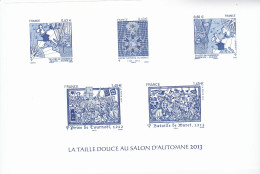 La Taille Douce Au Salon D'automne 2013 - Documents Of Postal Services