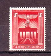 REICH DEUTSCHLAND GERMANY GERMANIA 1943  10 Ann Presa Del Potre  Mi.  829  MACHTERGREIFUNG     MNH** - Unused Stamps
