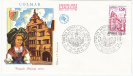 Enveloppe Premier Jour Congrès Fédéral 1974 Colmar - 1990-1999