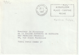 FLAMME  PERMANENTE  "  F . P .  "   47   AIGUILLON - Mechanical Postmarks (Other)