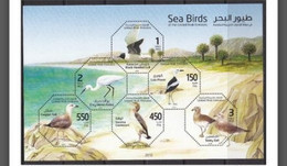 MINI SHEET MARINE LIFE SEA BIRDS UNITED ARAB EMIRATES ,,M/S MNH - Gaviotas