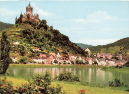 ALLEMAGNE - Cochem - Blick Von Der Schönen Aussicht Auf Cochem An Der Mosel Mit Burg - Colorisé - Carte Postale - Cochem
