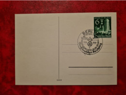 Lettre Allemagne 1939 CARTE ENTIER BERLIN GROSSDEUTSCHER REICHSTAG - Autres & Non Classés