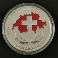 MEDAILLE 40 Mm FOOTBALL EURO 2008 SUISSE - Sonstige & Ohne Zuordnung