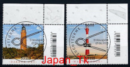 GERMANY Mi.Nr. 3391-3392 Leuchttürme - ESST Bonn - Eckrand Oben Rechts - Used - Used Stamps