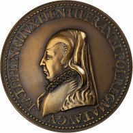 France, Médaille, Henri III, Bronze, SPL - Altri & Non Classificati